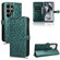 Samsung Galaxy S24 Ultra 5G Honeycomb Dot Texture Leather Phone Case - Green
