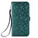 Samsung Galaxy S24 Ultra 5G Honeycomb Dot Texture Leather Phone Case - Green