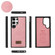 Samsung Galaxy S24 Ultra 5G Multi-functional Zipper Wallet Leather Phone Case - Pink