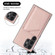 Samsung Galaxy S24 Ultra 5G Skin Feel PU + TPU + PC Card Slots Phone Case - Rose Gold