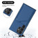 Samsung Galaxy S24 Ultra 5G Skin Feel PU + TPU + PC Card Slots Phone Case - Royal Blue