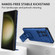 Samsung Galaxy S24 Ultra 5G Stereoscopic Holder Sliding Camshield Phone Case - Blue