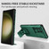 Samsung Galaxy S24 Ultra 5G Stereoscopic Holder Sliding Camshield Phone Case - Green