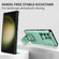 Samsung Galaxy S24 Ultra 5G Stereoscopic Holder Sliding Camshield Phone Case - Light Green