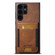 Samsung Galaxy S24 Ultra 5G Suteni H03 Oil Wax Leather Wallet Stand Back Phone Case - Brown