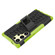 Samsung Galaxy S24 Ultra 5G Tire Texture TPU + PC Phone Case with Holder - Green