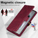 Samsung Galaxy S24 Ultra LC.IMEEKE RFID Anti-theft Leather Phone Case - Red