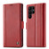 Samsung Galaxy S24 Ultra LC.IMEEKE Skin-friendly Card Slots Leather Phone Case - Red