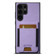 Samsung Galaxy S24 Ultra 5G Suteni H03 Litchi Leather Card Bag Stand Back Phone Case - Purple