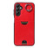 Samsung Galaxy A14 4G / 5G Calf Texture Card Slot Ring Holder Phone Case - Red
