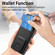 Samsung Galaxy A14 4G/5G Carbon Fiber Card Bag Fold Stand Phone Case - Black