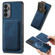 Samsung Galaxy A14 4G/5G Retro Leather Card Bag Magnetic Phone Case - Blue
