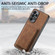 Samsung Galaxy A14 4G/5G Retro Leather Card Bag Magnetic Phone Case - Brown