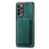 Samsung Galaxy A14 4G/5G Retro Leather Card Bag Magnetic Phone Case - Green