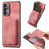 Samsung Galaxy A14 4G/5G Retro Leather Card Bag Magnetic Phone Case - Pink
