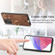 Samsung Galaxy A14 4G/5G Retro Skin-feel Ring Card Bag Phone Case with Hang Loop - Brown