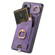 Samsung Galaxy A14 4G/5G Retro Skin-feel Ring Card Bag Phone Case with Hang Loop - Purple