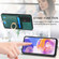 Samsung Galaxy A14 4G/5G Retro Splitable Magnetic Card Bag Leather Phone Case - Green