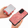 Samsung Galaxy A14 4G/5G Retro Splitable Magnetic Card Bag Leather Phone Case - Pink