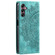 Samsung Galaxy A14 5G / 4G Totem Embossed Magnetic Leather Phone Case - Green