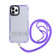 iPhone 15 Pro Max 2 in 1 360 Invisible Holder Cross-body Rope Phone Case - Purple