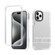 iPhone 15 Pro Max 2 in 1 360 Invisible Holder Phone Case - White