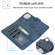 iPhone 15 Pro Max 2 in 1 Detachable Phone Leather Case - Dark Blue