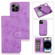 iPhone 15 Pro Max 2 in 1 Detachable Phone Leather Case - Purple