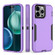 iPhone 15 Pro Max 2 in 1 Magnetic PC + TPU Phone Case - Purple+Black