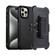 iPhone 15 Pro Max 3 in 1 PC + TPU Sliding Sleeve Phone Case - Black