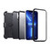 iPhone 15 Pro Max 3 in 1 PC + TPU Sliding Sleeve Phone Case - Blue+Sky Blue