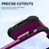 iPhone 15 Pro Max 3 in 1 Silicone Hybrid PC Shockproof Phone Case - Purple