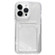 iPhone 15 Pro Max 360 Clear PC Hybrid TPU Phone Case with Card Slot - Transparent