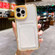iPhone 15 Pro Max 360 Clear PC Hybrid TPU Phone Case with Card Slot - Yellow