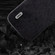 iPhone 15 Pro Max ABEEL Dual Color Lichi Texture PU Phone Case - Black