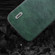 iPhone 15 Pro Max ABEEL Dual Color Lichi Texture PU Phone Case - Green