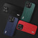 iPhone 15 Pro Max ABEEL Wood Texture PU Phone Case - Black