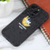 iPhone 15 Pro Max Astronaut Pattern Silicone Straight Edge Phone Case - Lovely Astronaut-Black