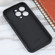 iPhone 15 Pro Max Astronaut Pattern Silicone Straight Edge Phone Case - Lovely Astronaut-Black