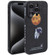 iPhone 15 Pro Max Astronaut Pattern Silicone Straight Edge Phone Case - Planet Landing-Black
