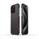iPhone 15 Pro Max Aurora Series Lens Protector + Metal Frame Phone Case - Black Red