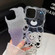 iPhone 15 Pro Max Bear Shaped Painted TPU Phone Case - Cloud