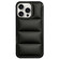 iPhone 15 Pro Max Big Hole Eiderdown Airbag Phone Case - Black