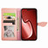 iPhone 15 Pro Max Blooming Mandala Embossed Wings Buckle Leather Phone Case - Pink