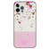 iPhone 15 Pro Max Bronzing Butterfly Flower TPU Phone Case - Peach Blossoms