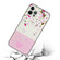 iPhone 15 Pro Max Bronzing Butterfly Flower TPU Phone Case - Peach Blossoms