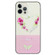 iPhone 15 Pro Max Bronzing Butterfly Flower TPU Phone Case - Rose Heart