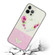 iPhone 15 Pro Max Bronzing Butterfly Flower TPU Phone Case - Rose Heart