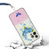 iPhone 15 Pro Max Bronzing Butterfly Flower TPU Phone Case with Lanyard - Hydrangea