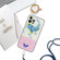 iPhone 15 Pro Max Bronzing Butterfly Flower TPU Phone Case with Lanyard - Hydrangea